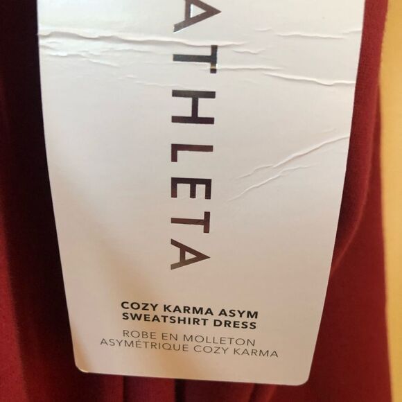 Athleta Cozy Karma Sweatshirt Dress - Picture 6 of 9